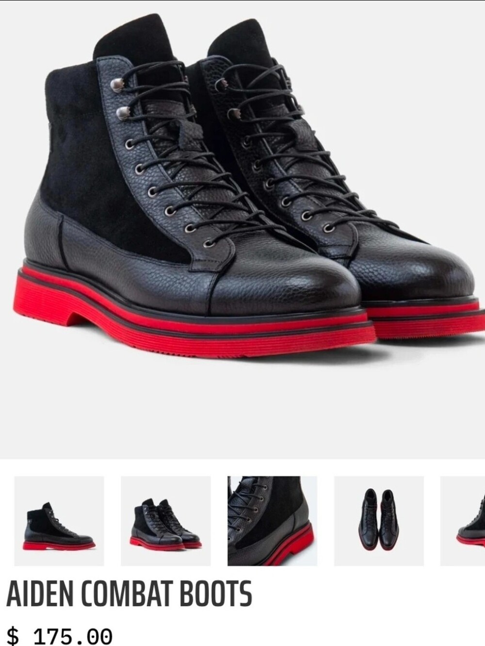 Marc Nolan Combat boot size 12 .Misplaced the box. Forgot i had these.
